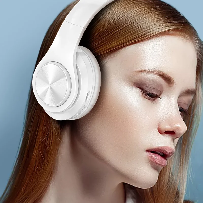 

Best Seller Wireless Noise Cancelling Headband Earbud Sports Stereo Headset Foldable Deep Bass Oem earbuds Earphones Headphone