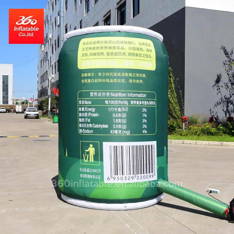 
inflatable juic can for decoration Advertising custom inflatable milk can Shop Exhibition milk can model Inflatable 