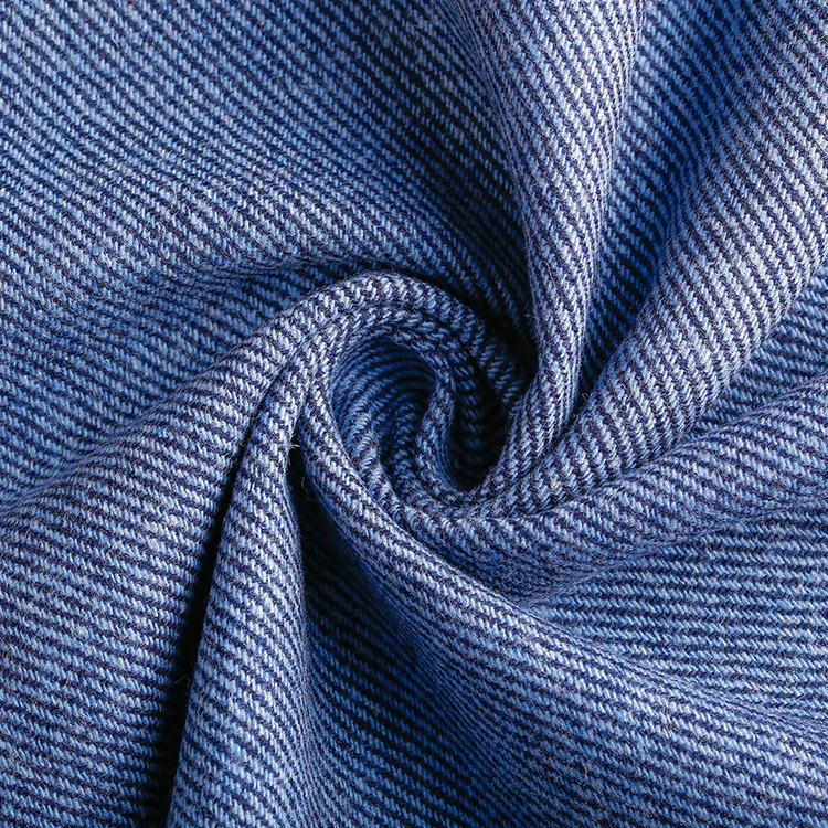 
Wholesale more colors 60% Wool 30% Polyester 250-260GSM twill fabric for garment 