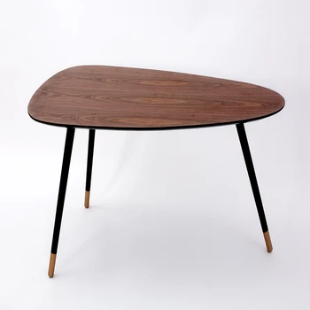 rasoo 木风格椭圆形可变形咖啡桌