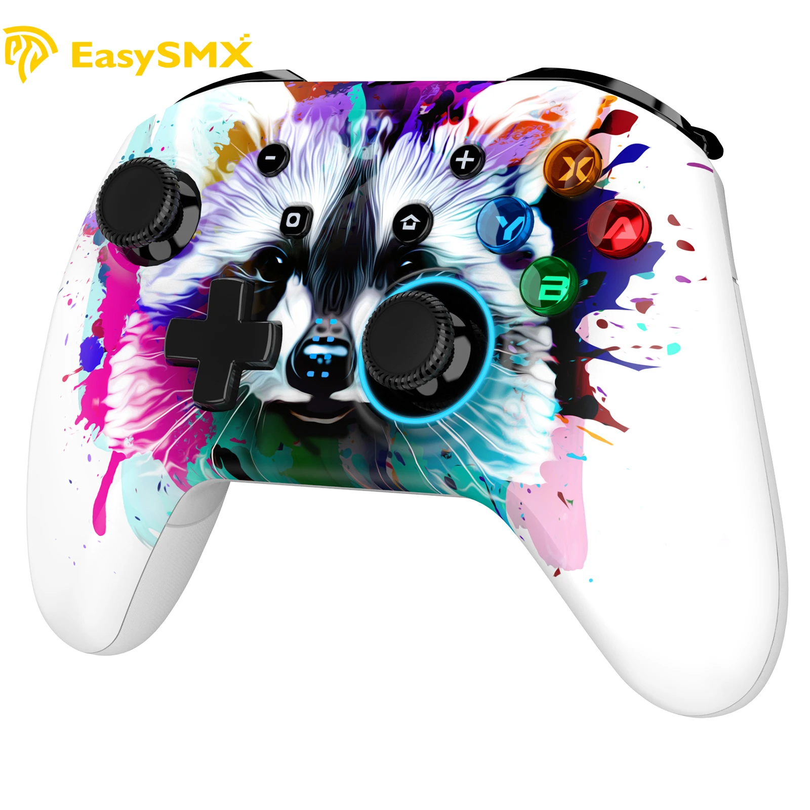 

2021 EasySMX factory supply good quality wireless gamepad ESM-4108 game controller for switch, Colorful