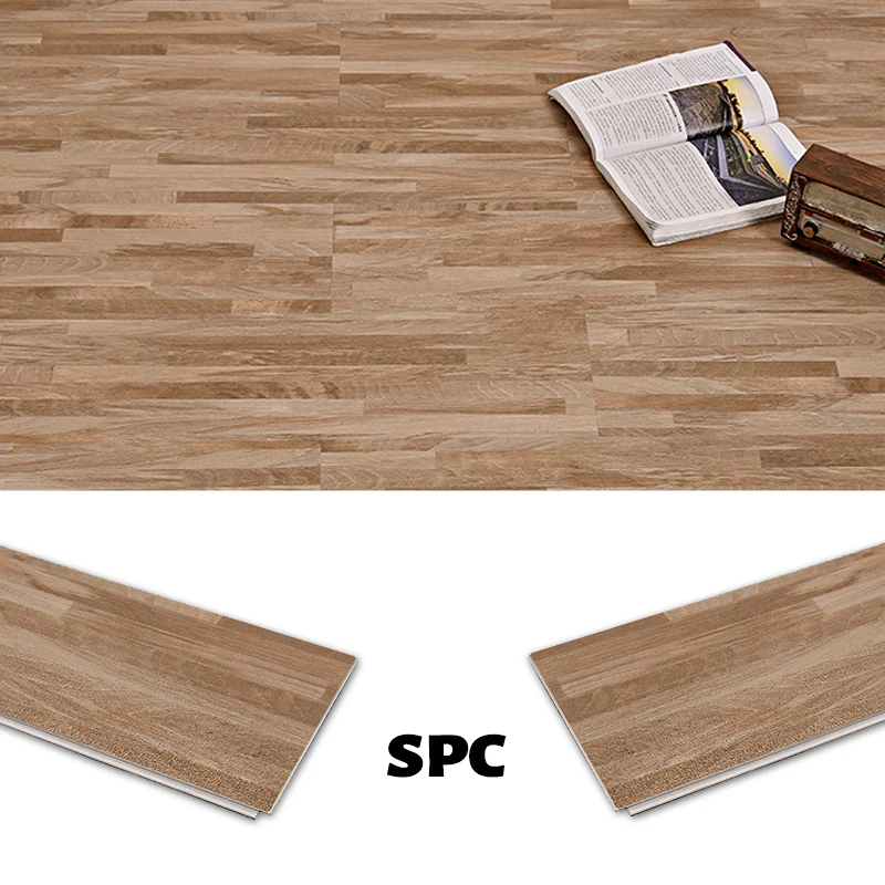 

Stone Plastic Core Artificial Click Wood Texture Vinyl Plank SPC Flooring