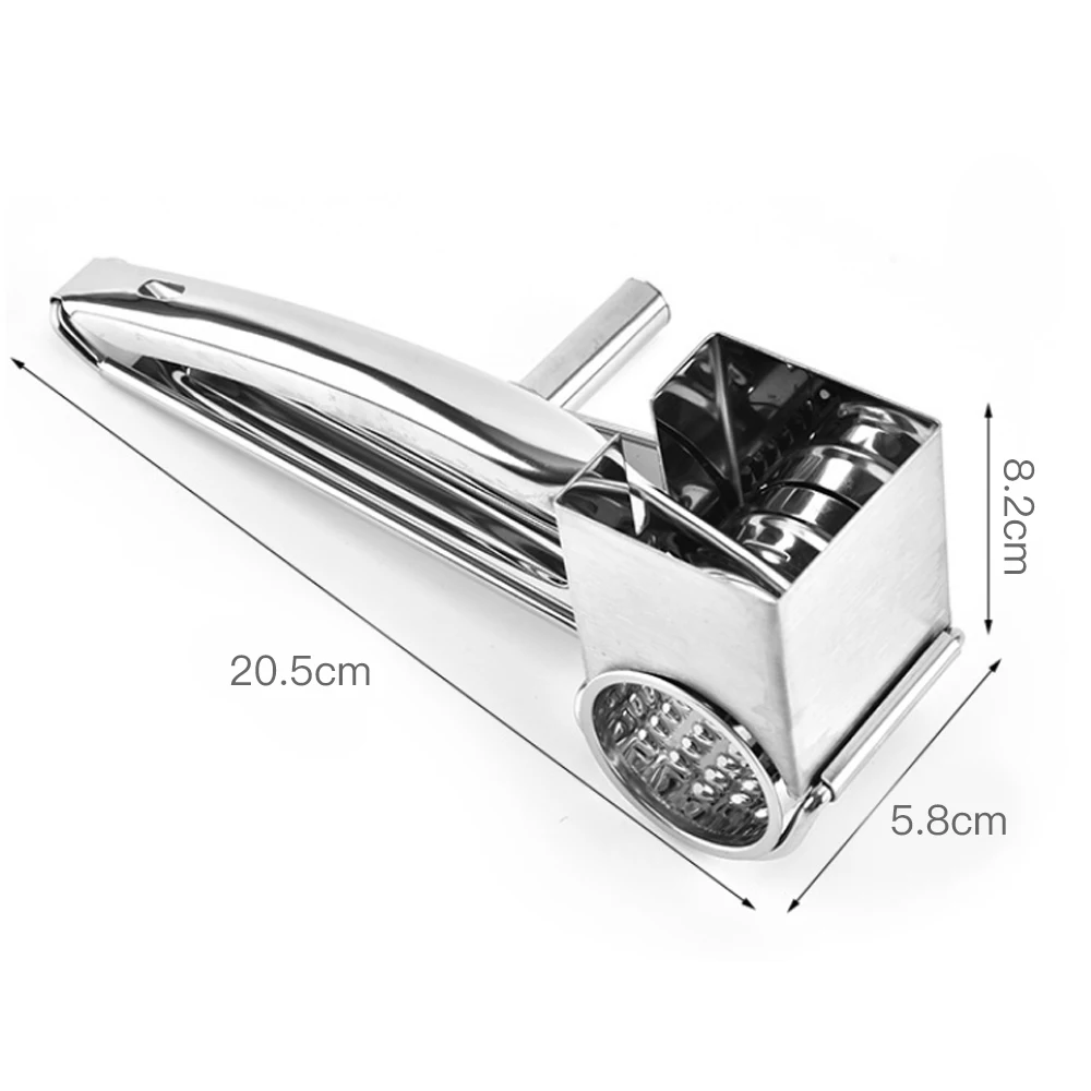 

Stainless Steel Manual Portable Kitchen Tools Rotary Cheese Grater Multifunction