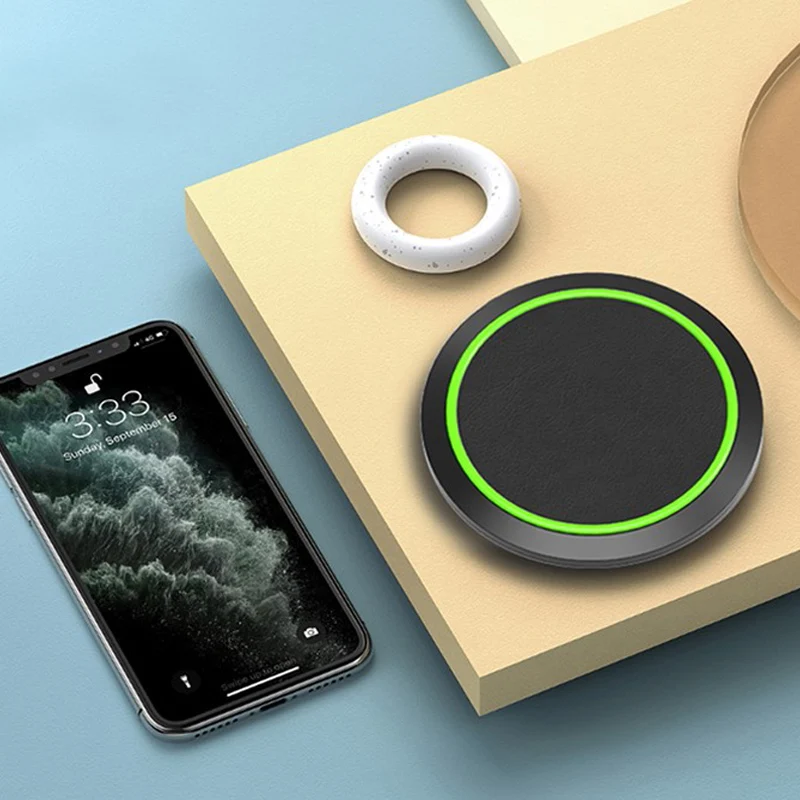 

Qi Charging Power Bank Qi3.0 Wireless Charging Station High Speed Wireless Mobile Phone, Black