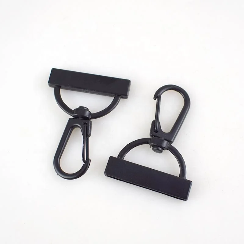 

Meetee BD381 Bag Strap Parts Black Snap Side Buckles
