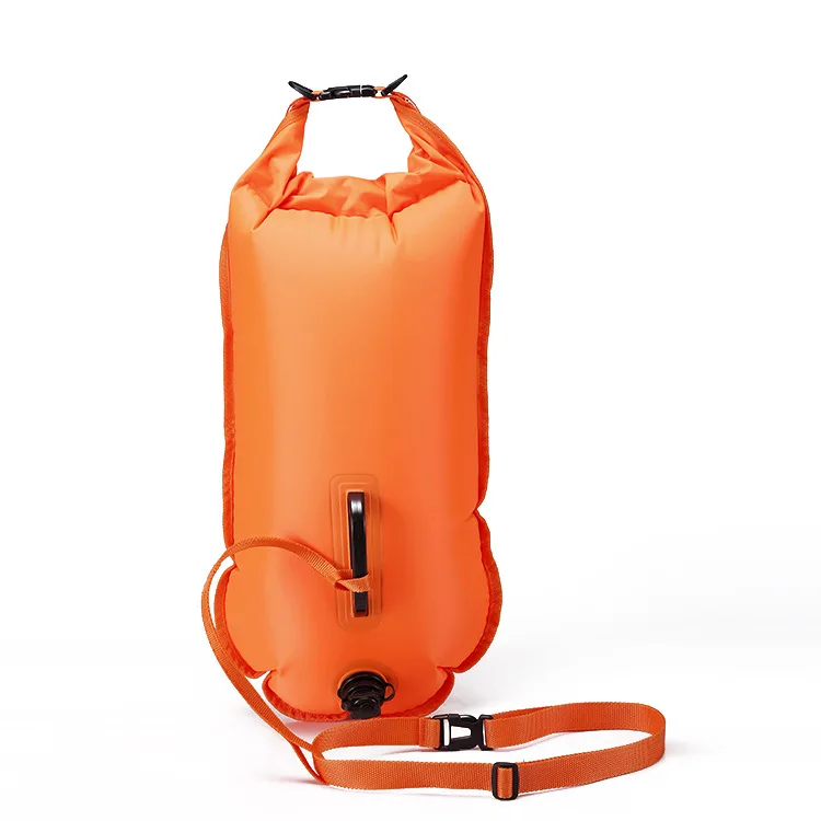 

Orange inflatable swim buoy for swimmer, Green,orange or customize