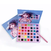 

New Designs Makeup Beauty Girl 42 Color Shimmer Matte Glitter Eye Shadow Private Label High Pigment Eyeshadow Palette
