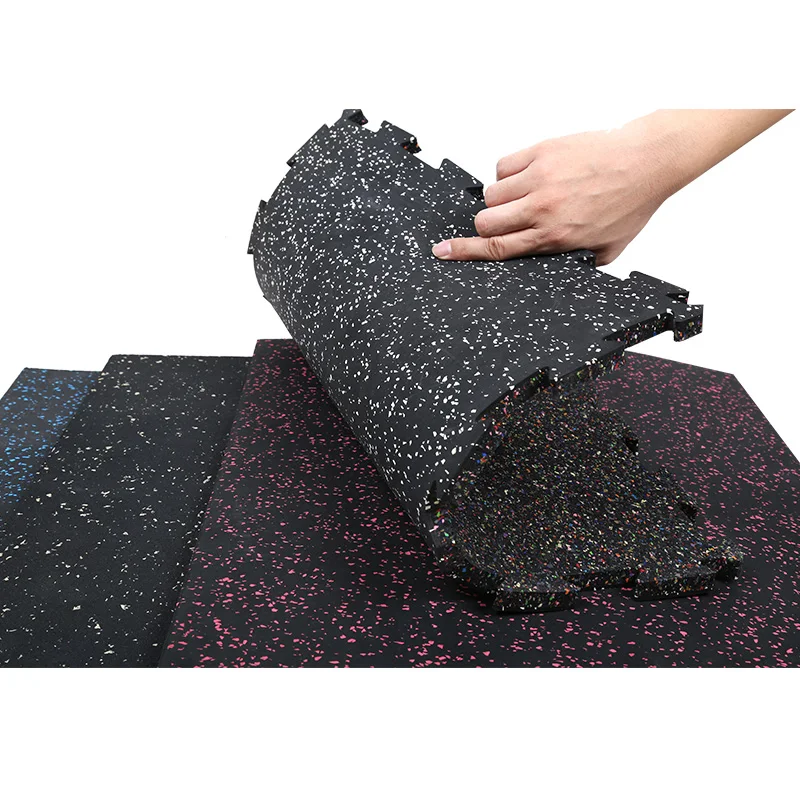 

High Quality interlocking Gym rubber Floor tiles with low price
