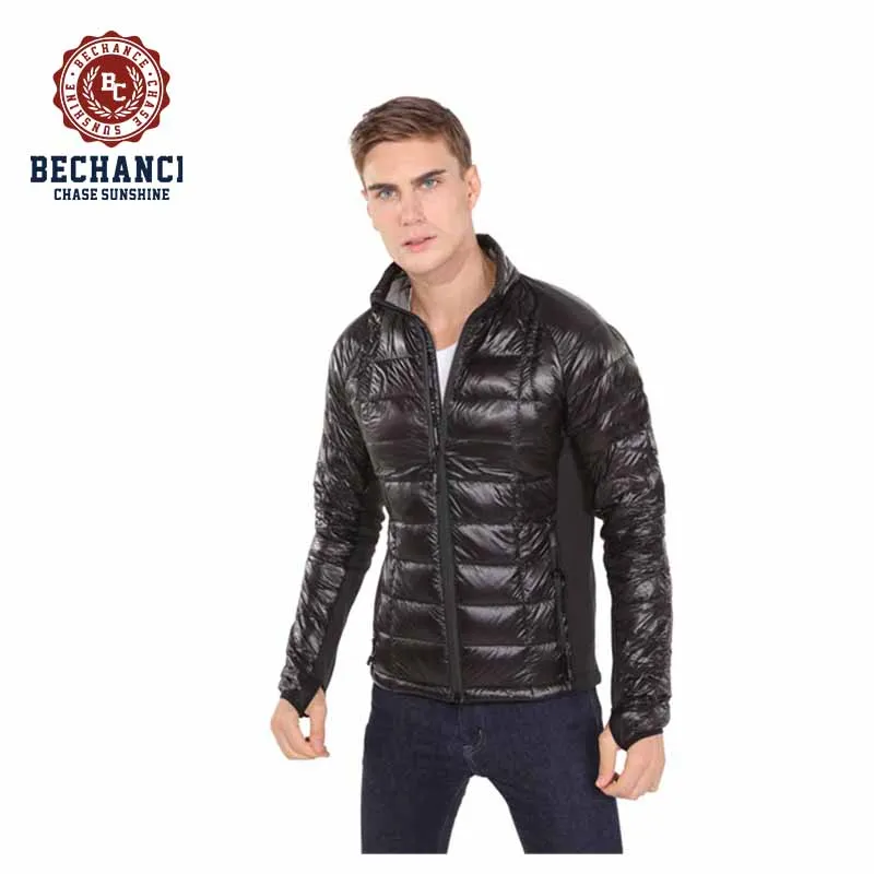 

High quality mens ultralight duck down jacket