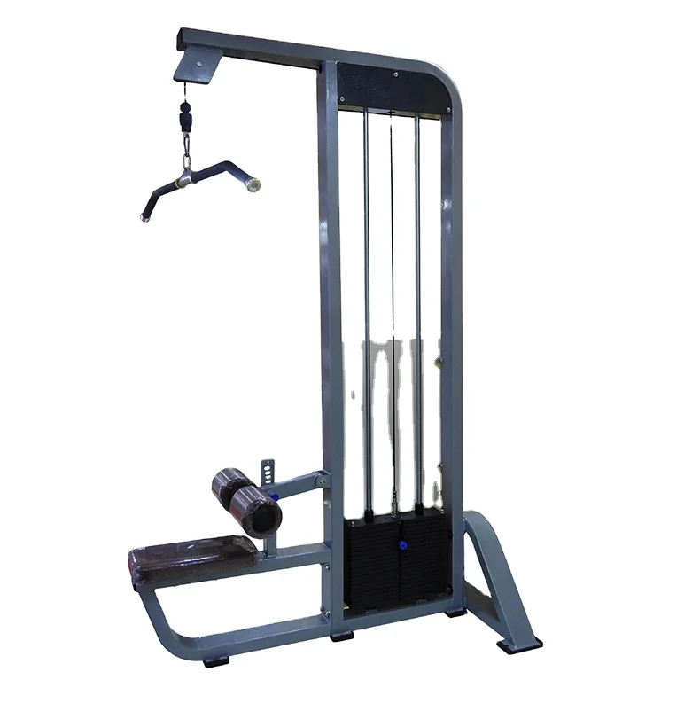 

circular lat pulldown rack landmine rope dual function machine lat pulldown low row machine dual lat pulldown exercise equipment, Black