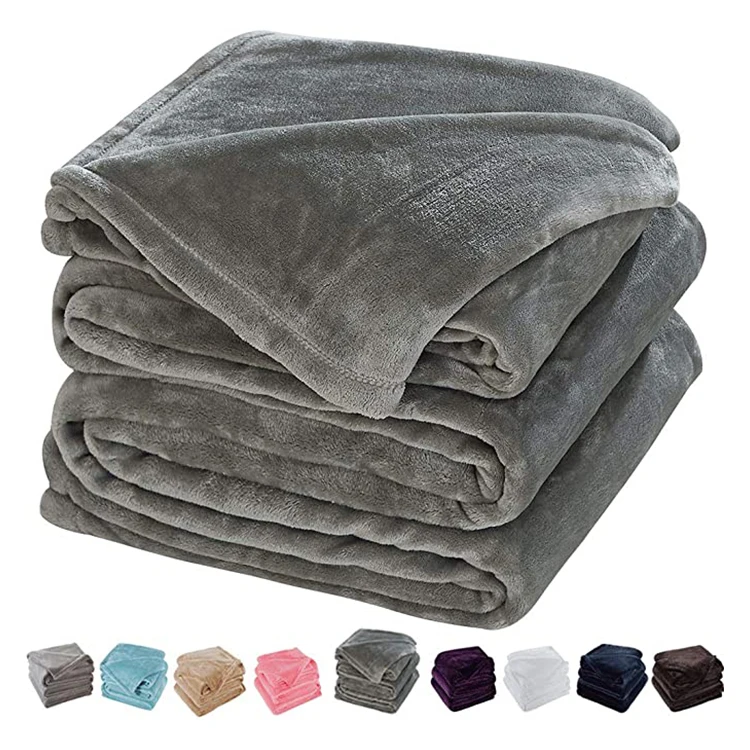 Wholesale Premium Extra Warm Soft Flannel Fleece Throw Blankets for All Season