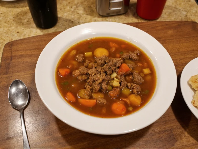 Perfect Ground Beef Soup Recipe: Quick & Flavorful Meal
