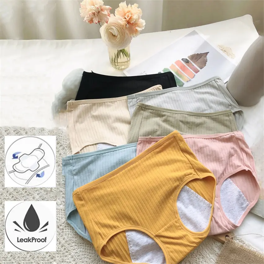 

Panties for Menstruation Cotton Menstrual Panties Plus Size Culottes Menstruelles Bragas Menstruales Femme Culottes Menstruelles