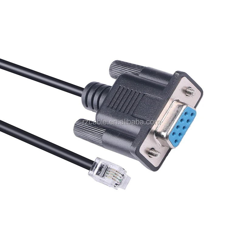 Rs232 Db9 To Rj11 Communication Cable Console Cable Buy Serial Console Cable Db9 To Rj11