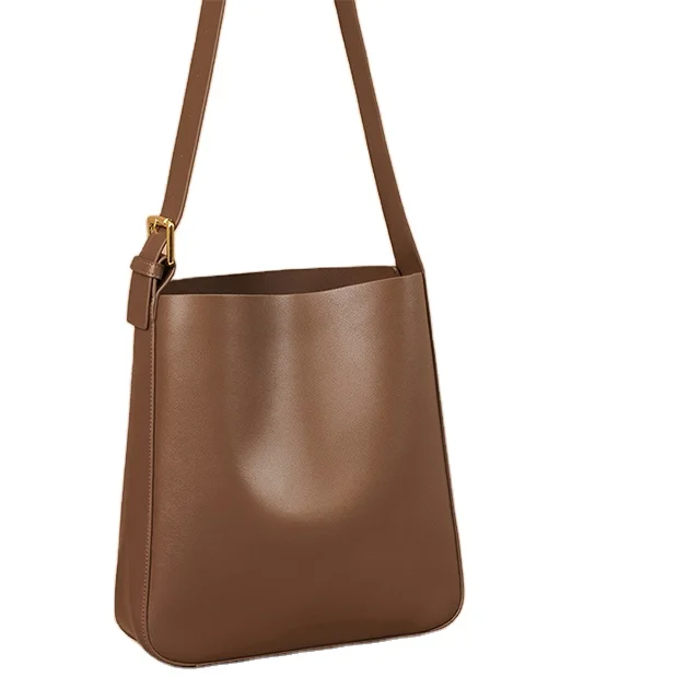 

Genuine Leather Italian Simple Vintage Shoulder Bag Top Quality Women Luxury Handbags Designer Organizer Purse Crossbody Bags, Customizable