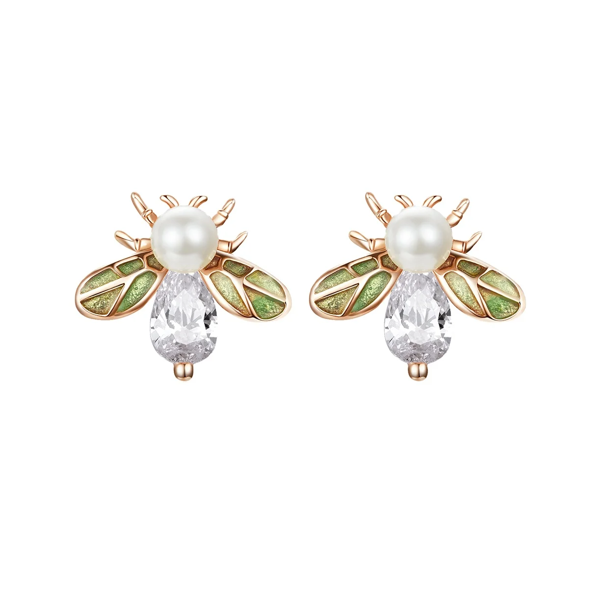 

925 Silver Women Jewelry Cute Bee Fashion Earrings Trend Custom 2020