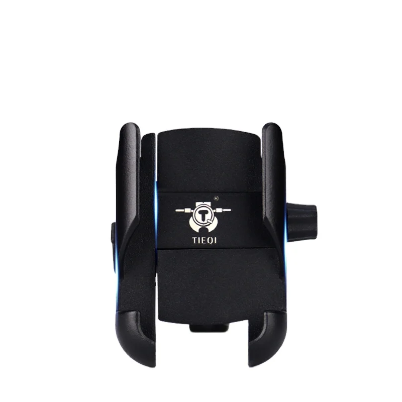 

Anti-theft Motorcycle Phone Holder With Charger Bicycle Phone Holder, Black