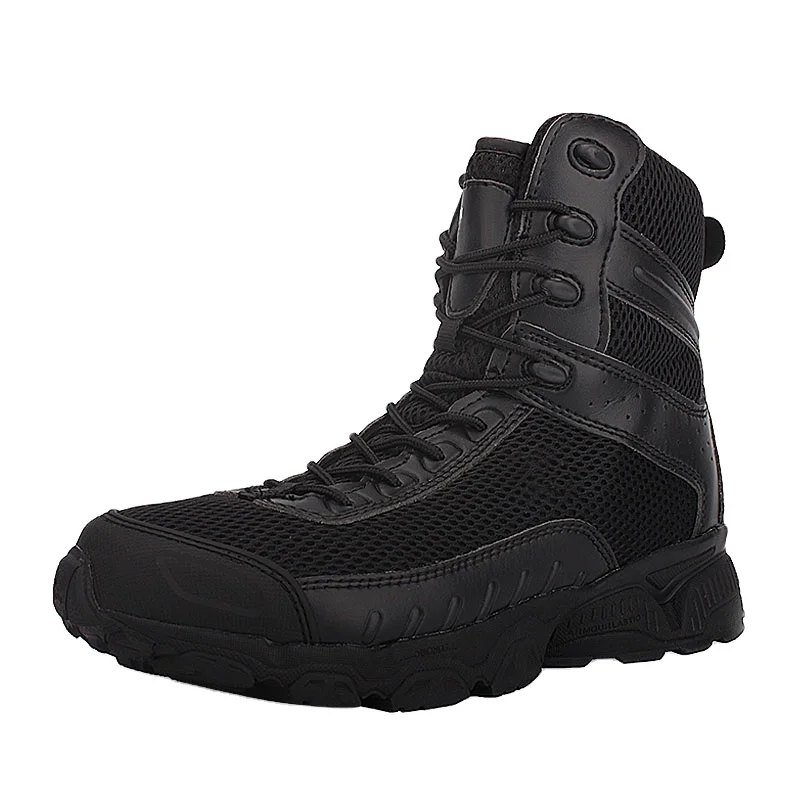 

2021 2021 Outdoor high boots desert tactics combat mountaineering shoes hiking high army ankle Men special action leather work safety, Requirement