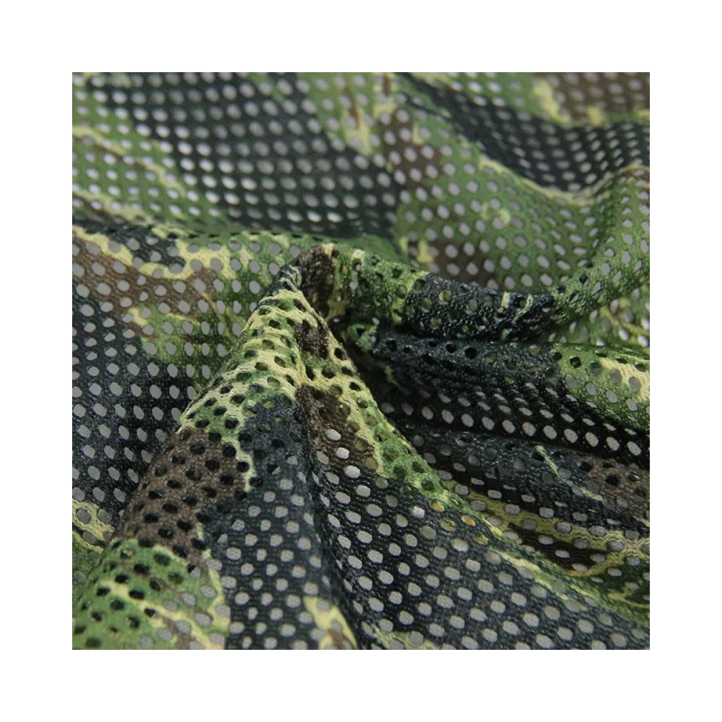 

230gsm poly mesh fabric for tiger stripe camo tactical mesh fabric camouflage mesh fabric