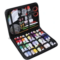 

Online Best Seller 98 pcs PU Leather Large Set Travel Home Storage Sewing kit Set Box