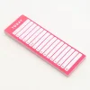 Red Line Long Paper Memo Pad With 80 Sheets From 7am to 12pm Daily Planing To DO List Schedule