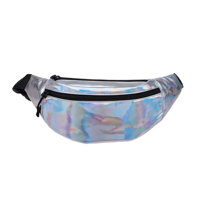 

reflective 2021 new bum bags women fashion holographic film fanny pack for women waist pack waist bag