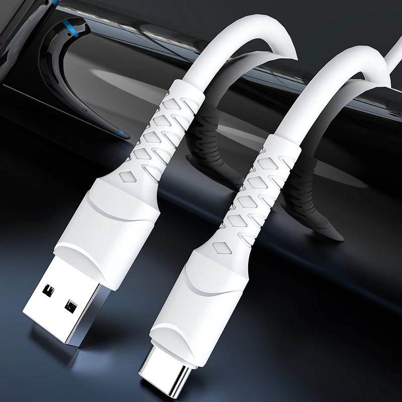 

WIK-YD Promotional Charger USB 2.0 TO Micro type c for Type-i Fast Charger and Data Usb Cable, White