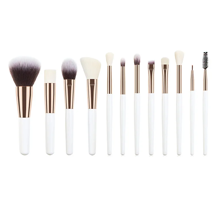 

40Pieces Vegan Wooden Handle Makeup Brush Set Eye Shadow Foundation Powder Makeup Brush Luxury Cosmetic Beauty Tool Kit With Bag