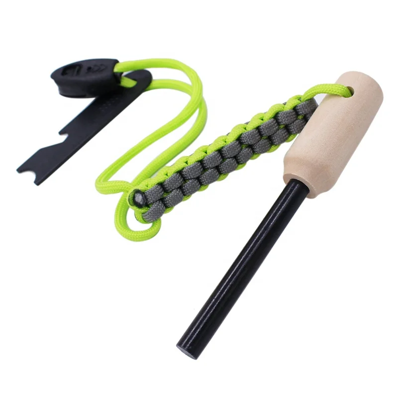 

Multifunction Outdoor New Design Camping Steel Striker Fire Starter with Multitool Striker