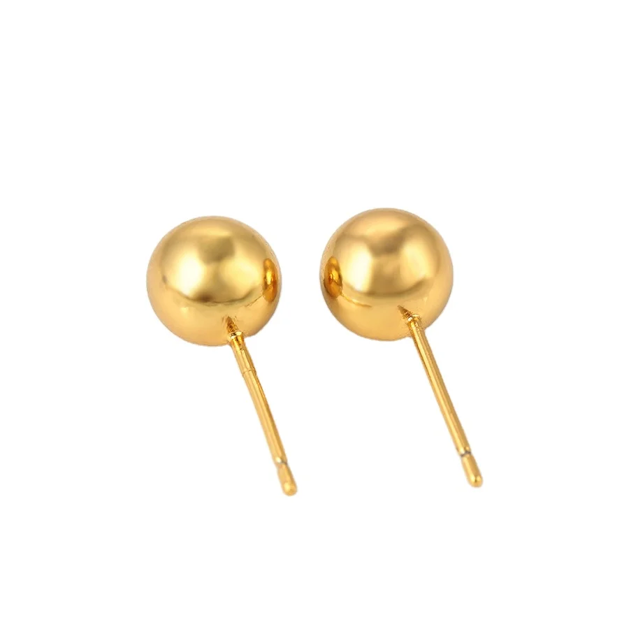 

95523 Xuping jewelry 3 gram dubai gold 24K plated earring The ball shaped design women's earrings, 24k gold color