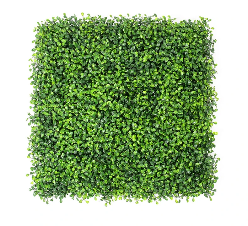 

Garden Green boxwood panel for backdrop decor Plastic Artificial Plants Grass Wall