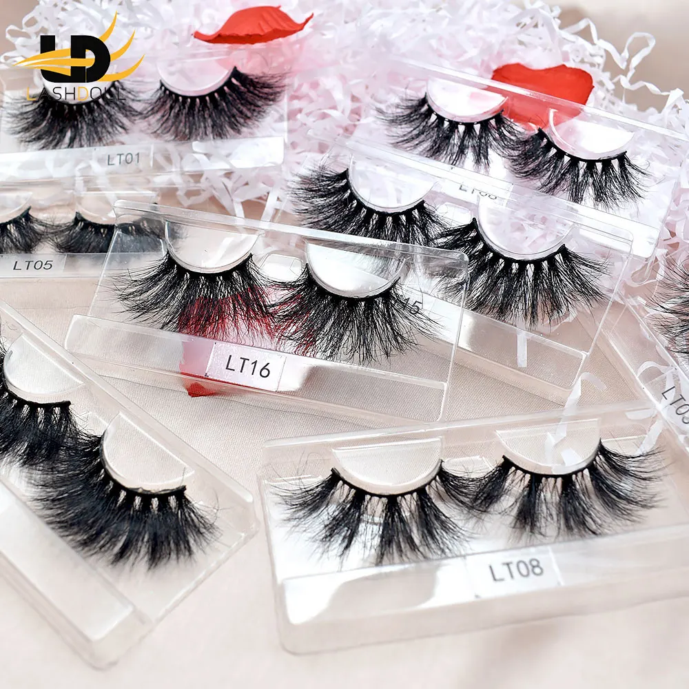 

Lashdoll brand 5d mink eye lash wholesale vendor real 100% mink eyelashes and custom packaging, Natural 5d black mink lashes