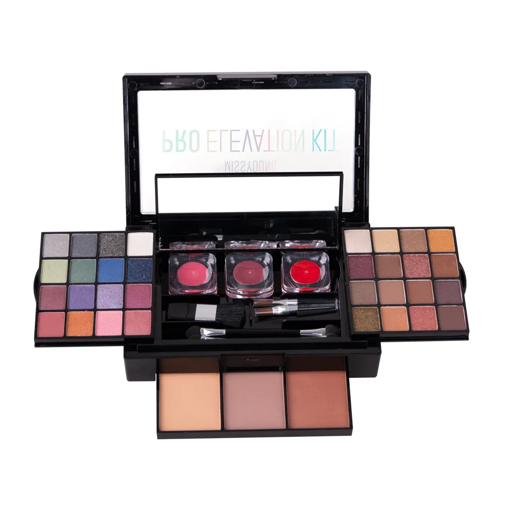 

Ready To Ship MISS YOUNG professional 40 color girl makeup gift eyeshadow palette set box paletas de maquillaje