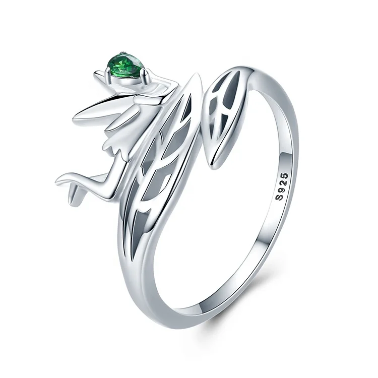 

hot products Quality Jewelry Women White Gold Plating 925 Sterling Silver kid rings