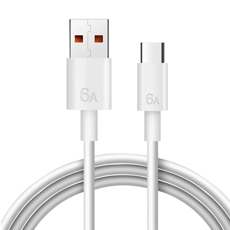 

Data Line Cabo USB C Kabel 1M 6A Fast Charging Phone Cabos USB Cable To Type C Para Celular USB Cable For Huawei Samsung Xiaomi