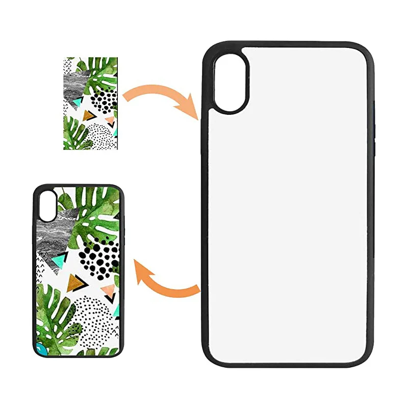 

phone case for blank wholesale sublimation 3D aluminum plate cell phone Case for custom printing for iphone