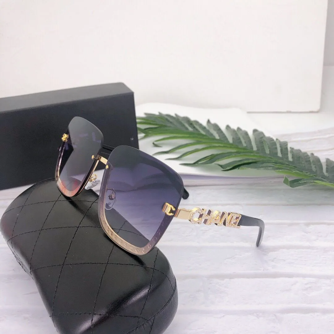 

Shades Sun Glasses Rimless 2021 Luxury Trendy Wholesale Womens Sunglasses Women