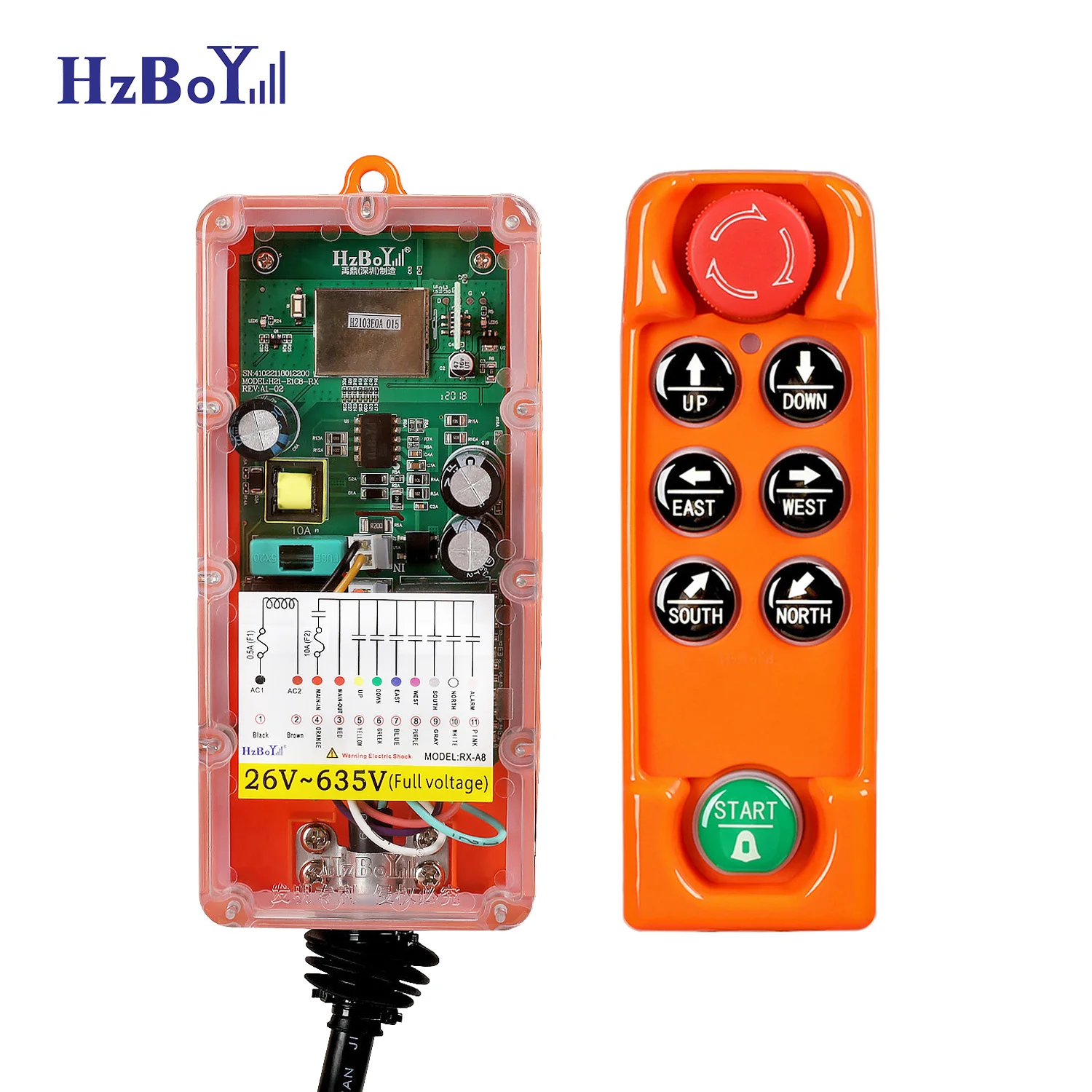 

H21-E2CE Wireless radio transmitter and receiver universal industrial crane remote control