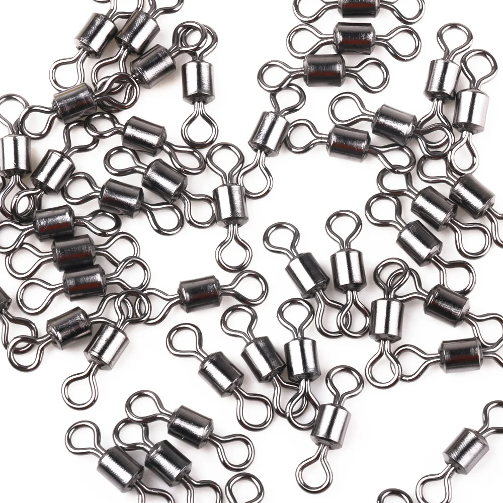 

Hot American Style Fishing Tools Fishing rolling swivel Stainless Steel Fishing Accessories18mm, As picture
