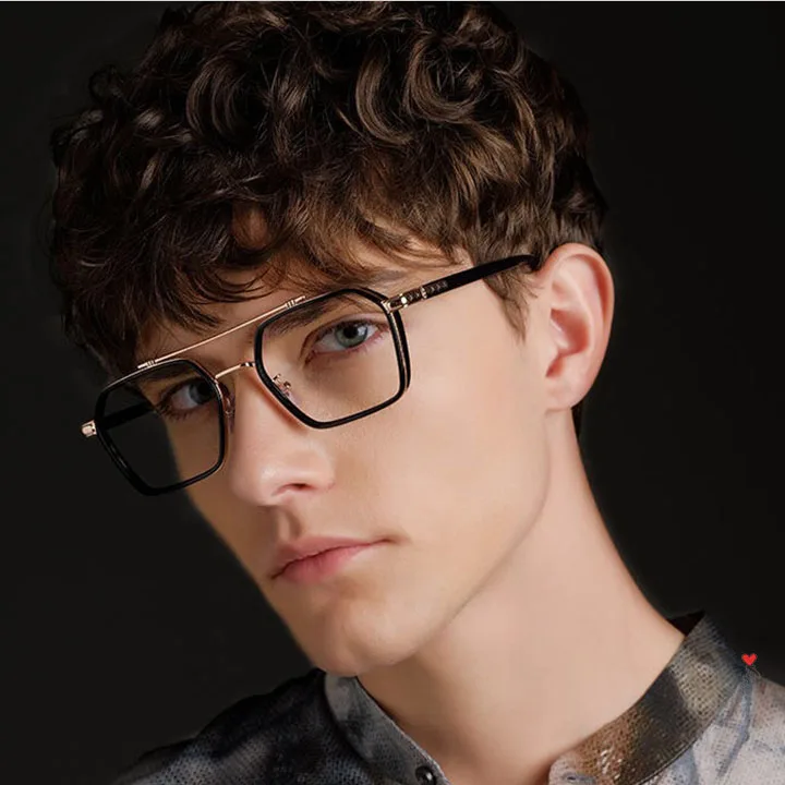 

fashion metal glasses spectacle frames aviation women men optical eyeglasses frames anti blue light blocking glasses, Custom colors