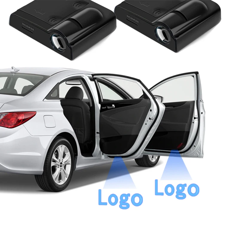 

Car Wireless Laser Led Door Logo Projector Ghost Shadow Projector Light Welcome Customizable Logo Light for Ford Nissan Toyota