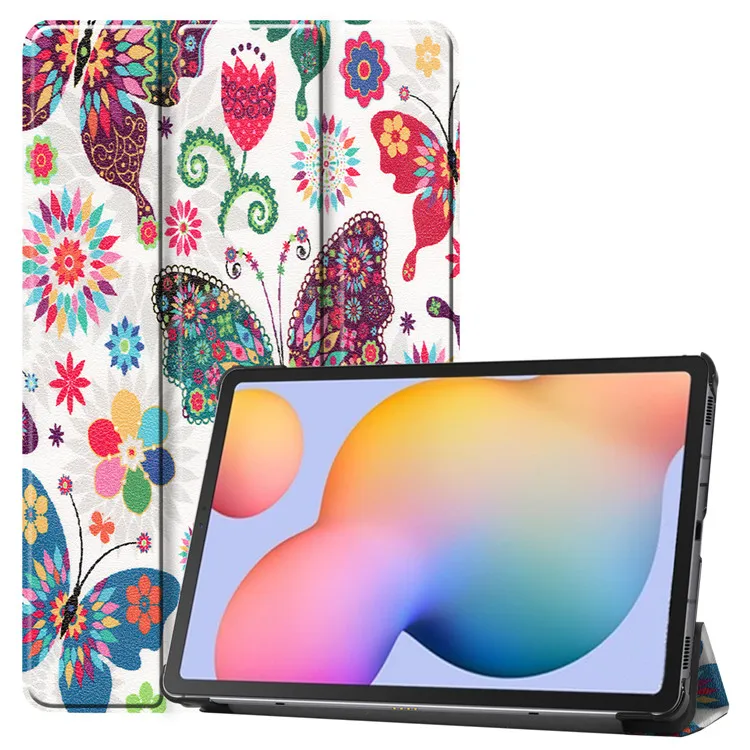 

Hot sale with stand 3 folding case for galaxy tab s6 lite 10.4 p610