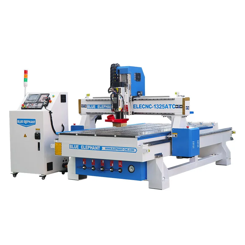 

Blue elephant woodworking machinery 1325 vacuum absorption 4x8 cheap wood cnc router prices for hot sell