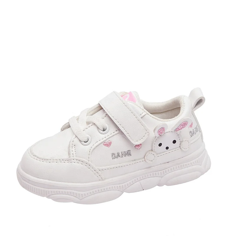 

Fashion Wholesale Breathable light weight Kids Sneaker Shoes girl school casual shoes China Factory Price, Pink white