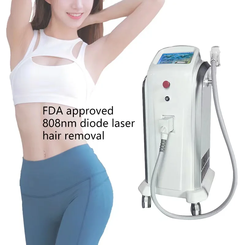 

Razorlase Big Spot Size 755nm 808nm 1064nm High Power Laser Hair Removal Machine 1200W Diode Laser