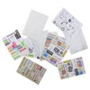 Die cut self adhesive bar code waterproof label sheet a4 sticker paper
