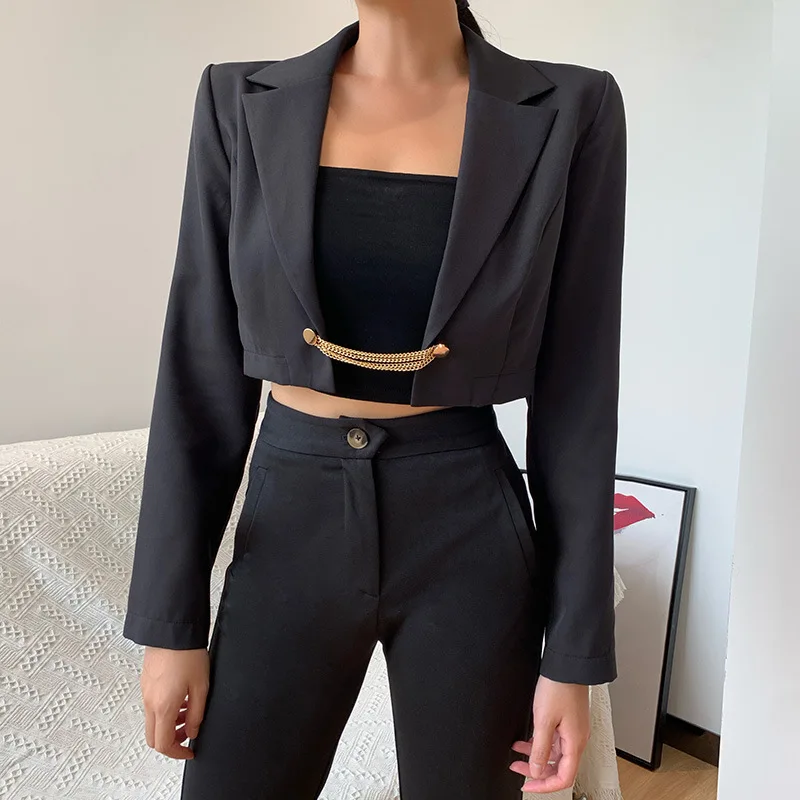 

Sexy Ladies Suit Jacket Europe and America Autumn and Winter New Ladies Jacket