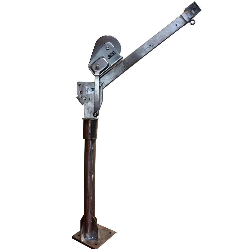 Stainless Steel Marine Davit Crane Pickup Crane Used On Boat Or Wharf