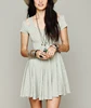 Women jersey fit and flare fashion micro mini dress maker
