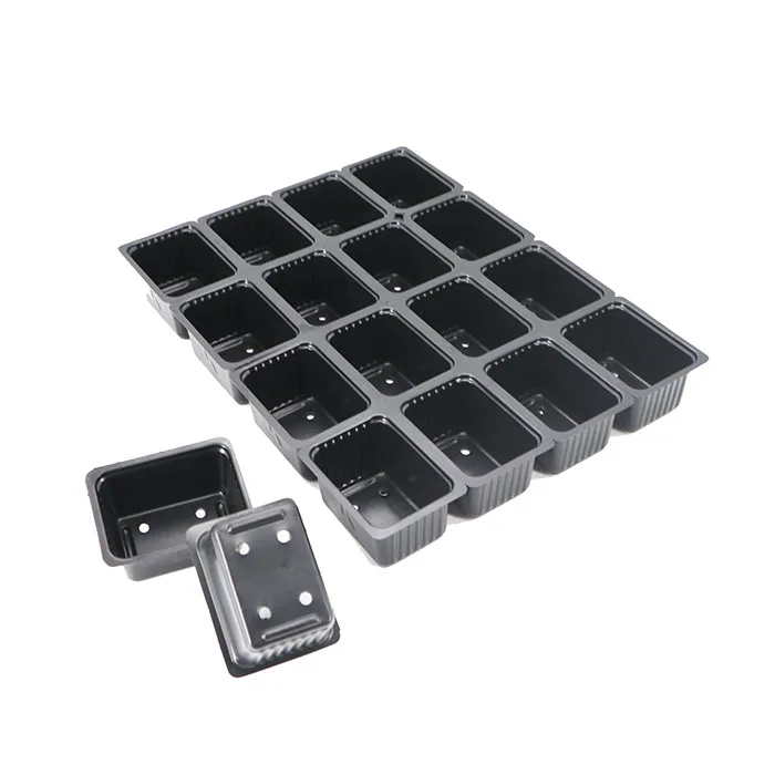 

Custom 16 Black Plastic Flower Plant Propagator Nursery Seed Trays